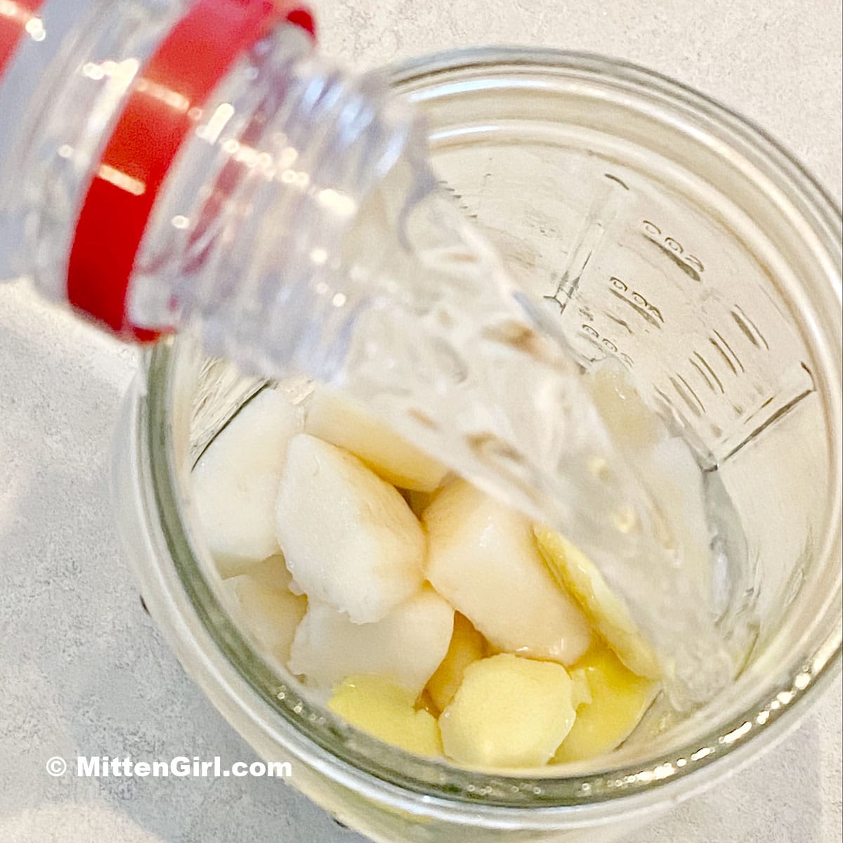 Ginger Pear Vodka infusion
