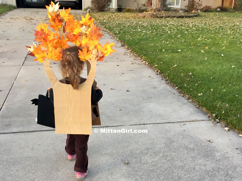 Trick or Treating with a Tree