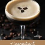 Espresso Martini Cocktail.