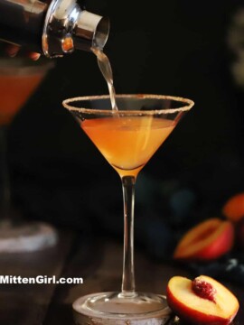 Peach Pie Martini