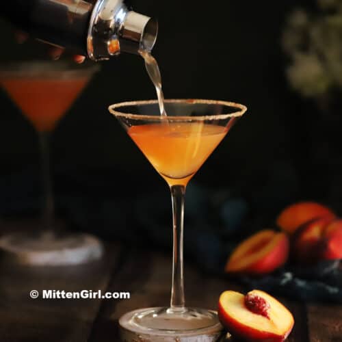 Peach Pie Martini