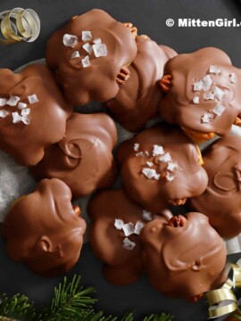 4 Ingredient Pecan Turtles.