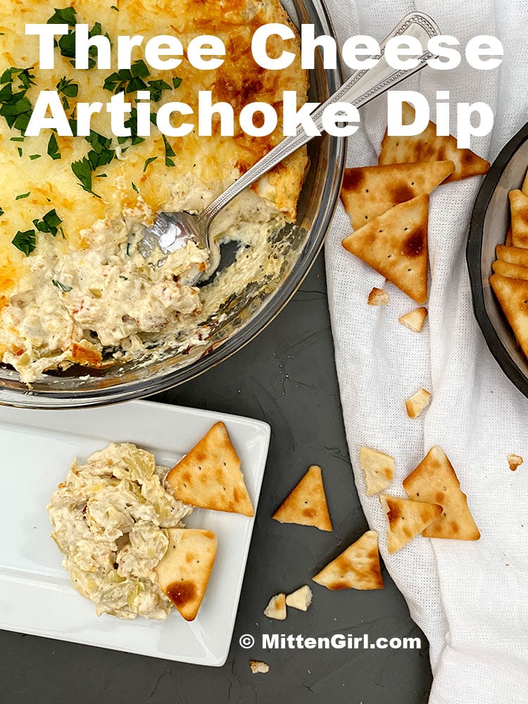 Three Cheese Artichoke Dip