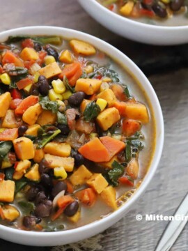 Black Bean Sweet Potato Soup