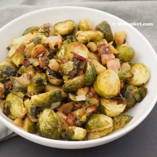 Apple Bacon Brussels Sprouts