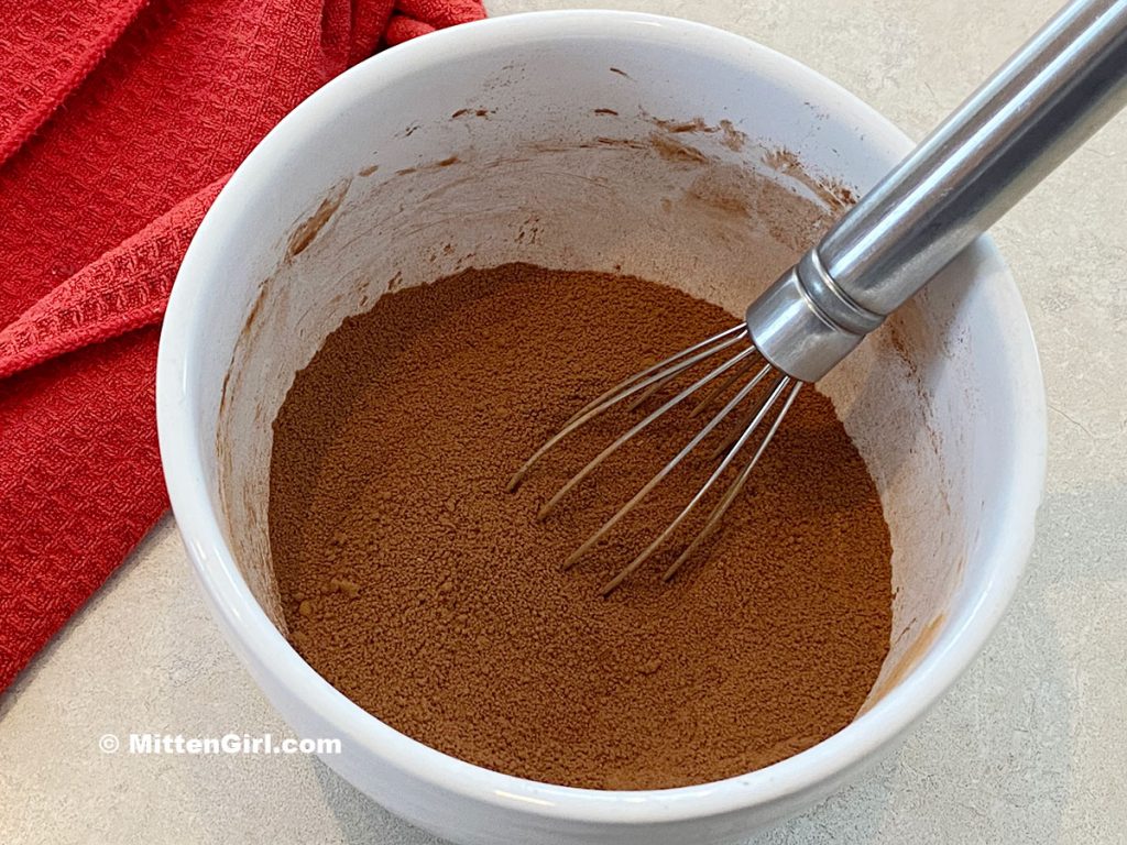 Hot Chocolate Mix whisked together