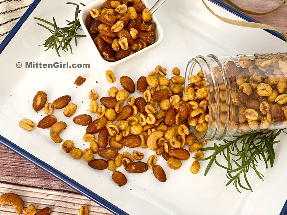 Slow Cooker Savory Spiced Nuts