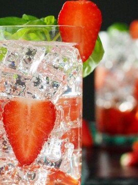 Strawberry Basil Mocktail