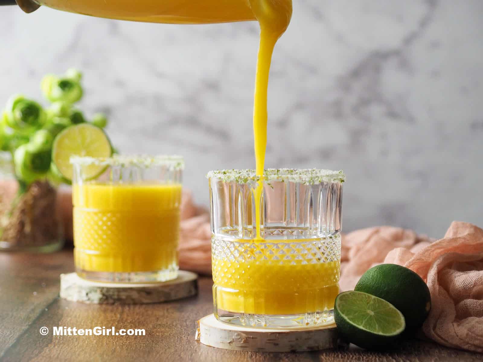 Frozen Mango Margaritas