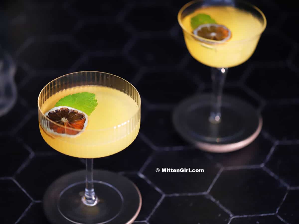 Honey Orange Gin Cocktails