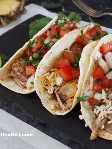 Slow Cooker Pineapple Pulled Pork Tacos