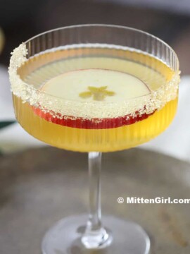 Spiced Apple Cocktail.