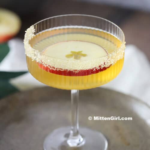 Spiced Apple Cocktail.