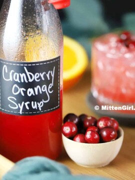Cranberry Orange Syrup