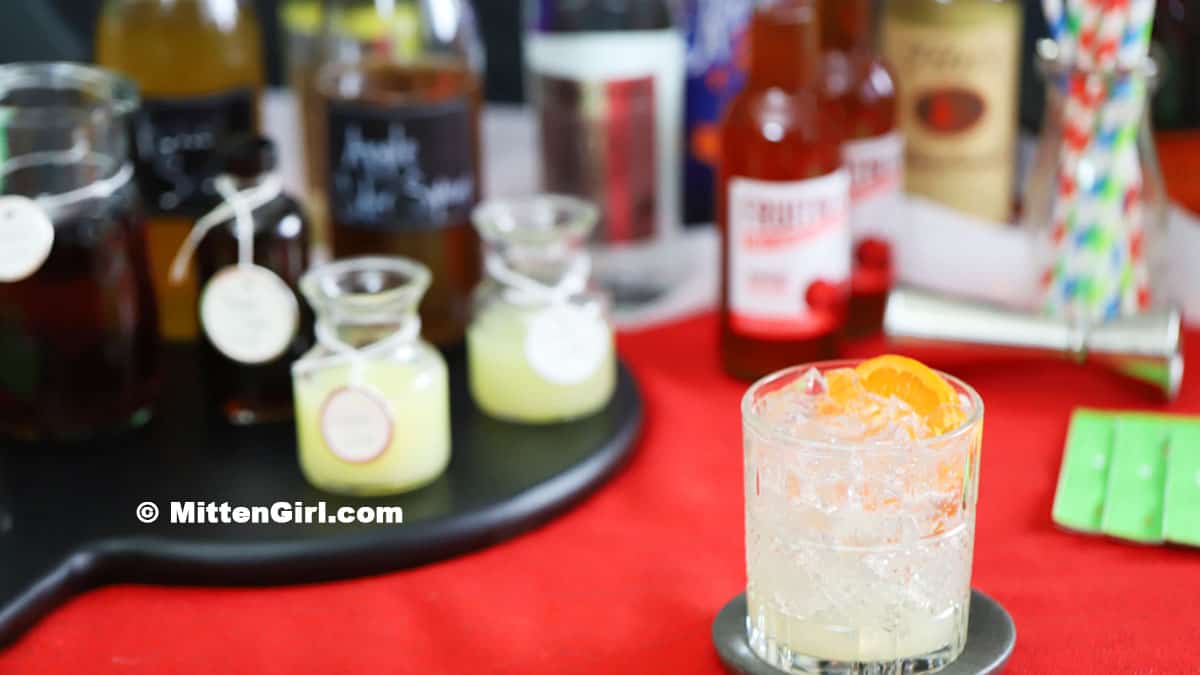 DIY Cocktail and Mocktail Bar