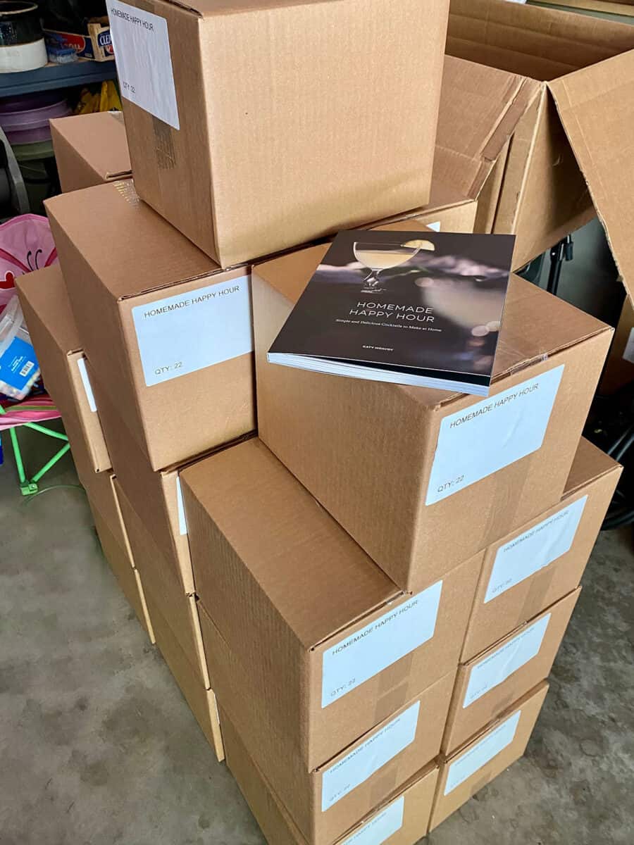 Delivery of cocktail books