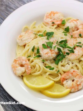Creamy Lemon Shrimp Pasta