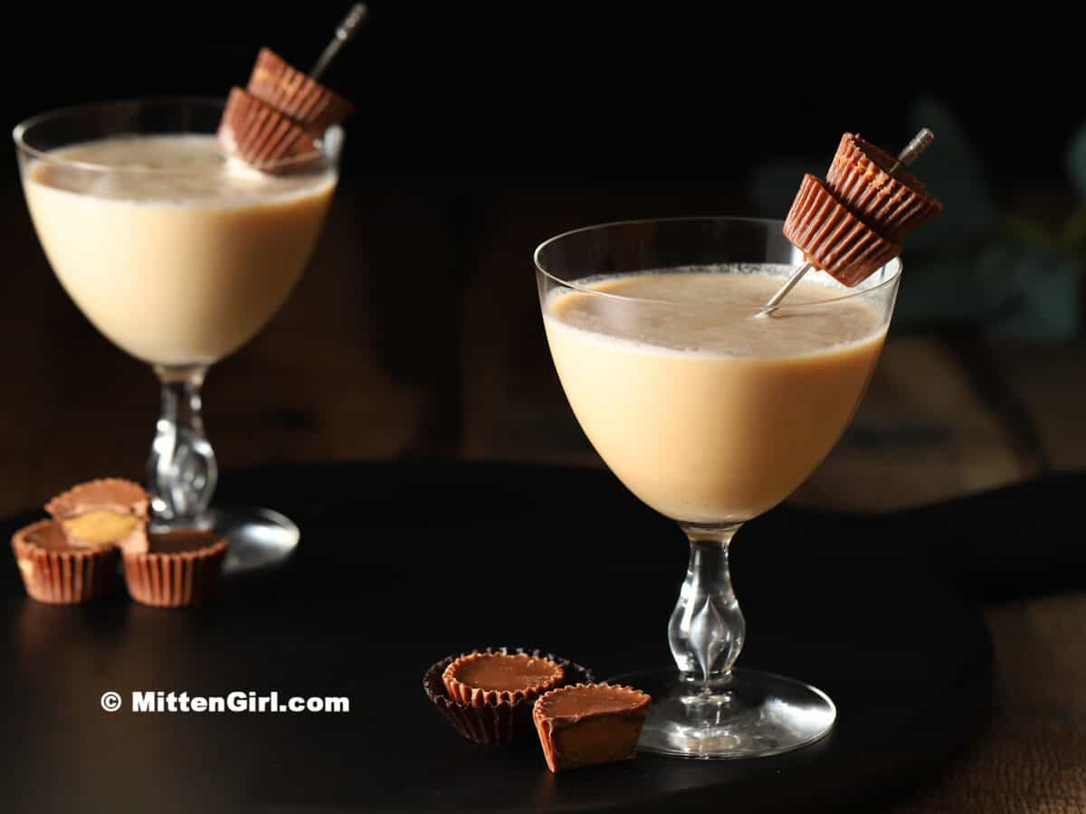 Chocolate and Peanut Butter Whiskey Cocktail