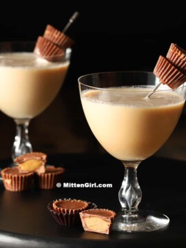 Chocolate and Peanut Butter Whiskey Cocktail