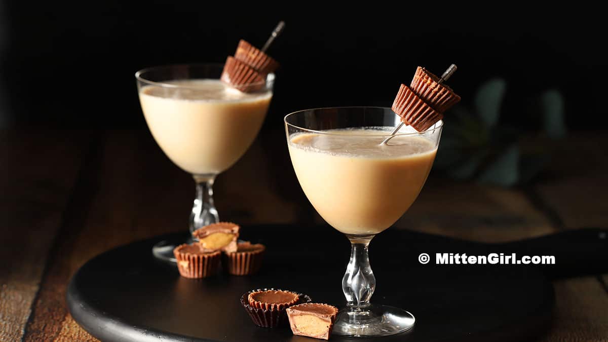 Chocolate and Peanut Butter Whiskey Cocktail