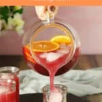 Non Alcoholic Red Sangria Mocktails
