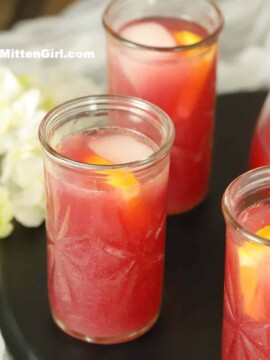 Non Alcoholic Red Sangria Mocktails
