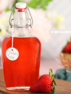Homemade Strawberry Simple Syrup