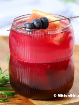 Blueberry Grapefruit Mocktail