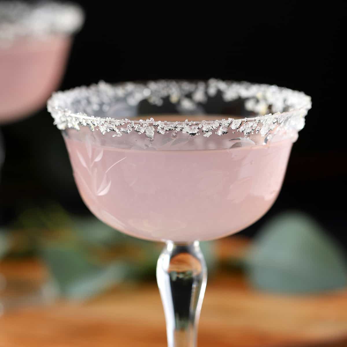 Lavender Lemon Drop Martini With Cocktail Sugar Rim Drinks