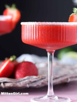 Non Alcoholic Frozen Strawberry Daiquiri