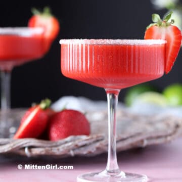 Non Alcoholic Frozen Strawberry Daiquiri
