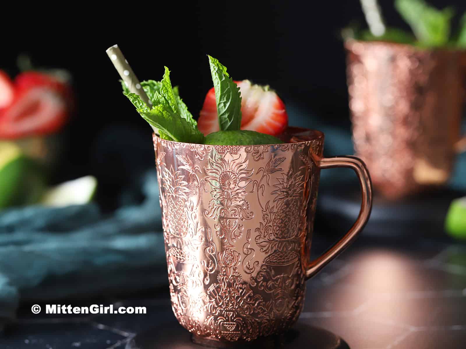 Strawberry Moscow Mules