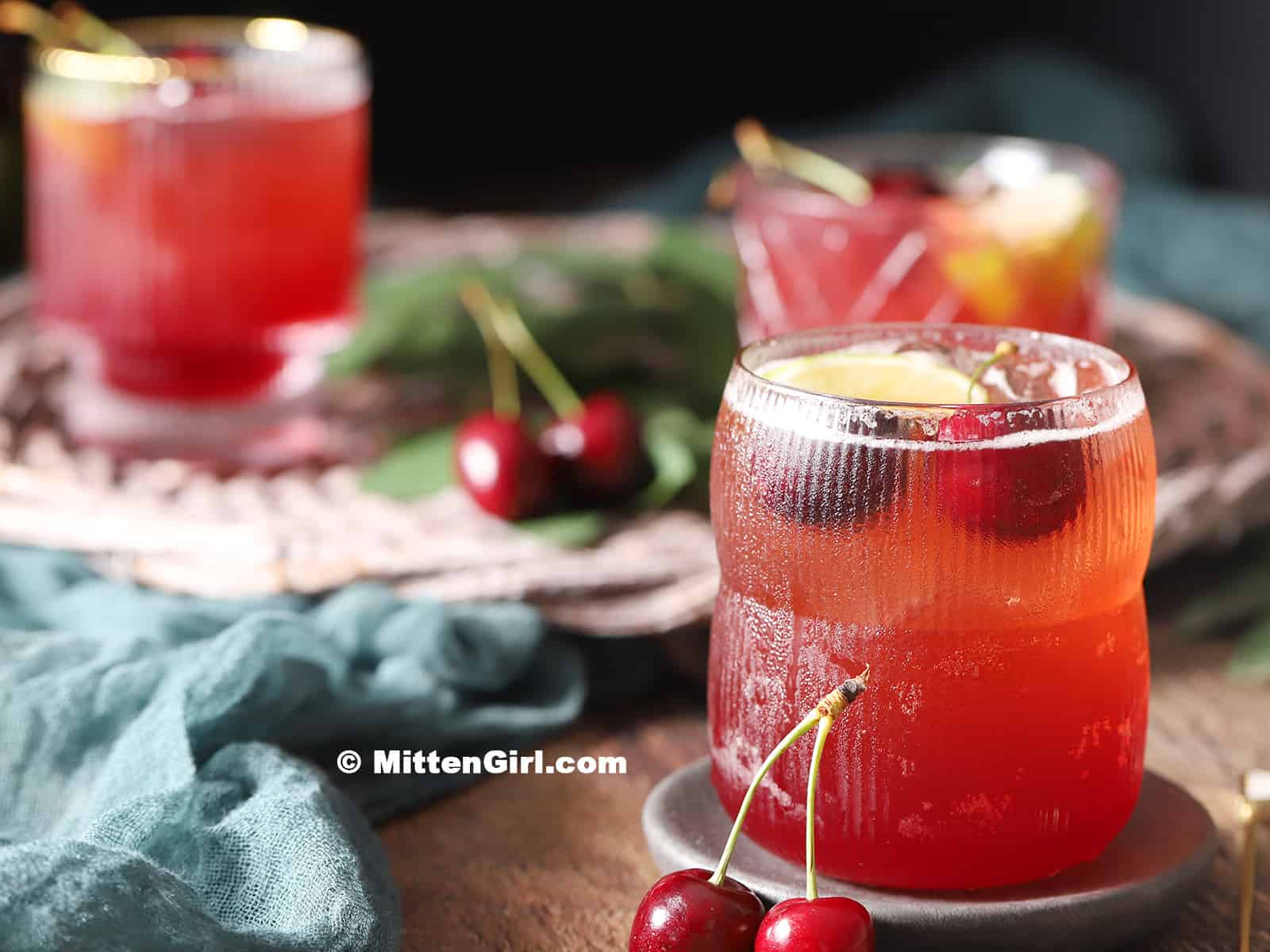 Cherry Lime Mocktails