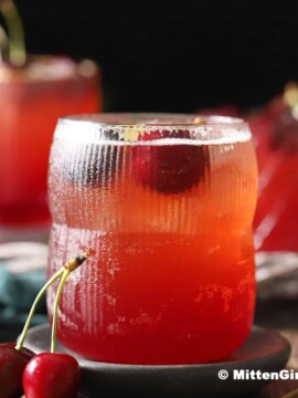 Cherry Lime Mocktails.