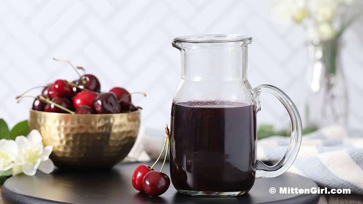 Sweet Cherry Simple Syrup