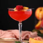 Peach Raspberry Martini