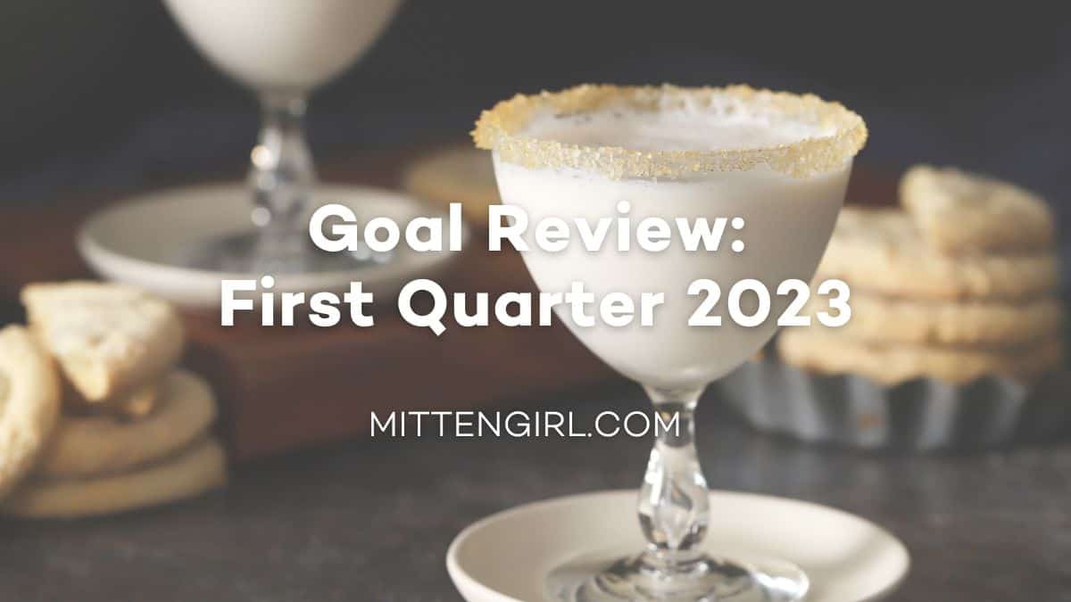 Goal Review: First Quarter 2023