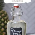 Fresh Pineapple Simple Syrup