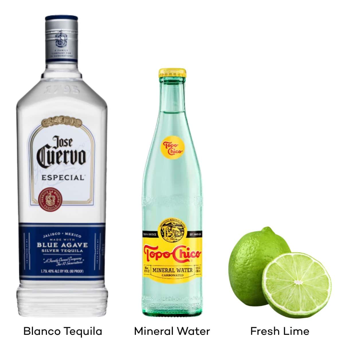 Ingredients for Ranch Water.