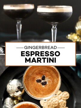 Gingerbread Espresso Martini.