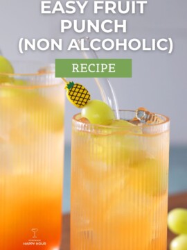 Easy Fruit Punch Mocktails (non-alcoholic)